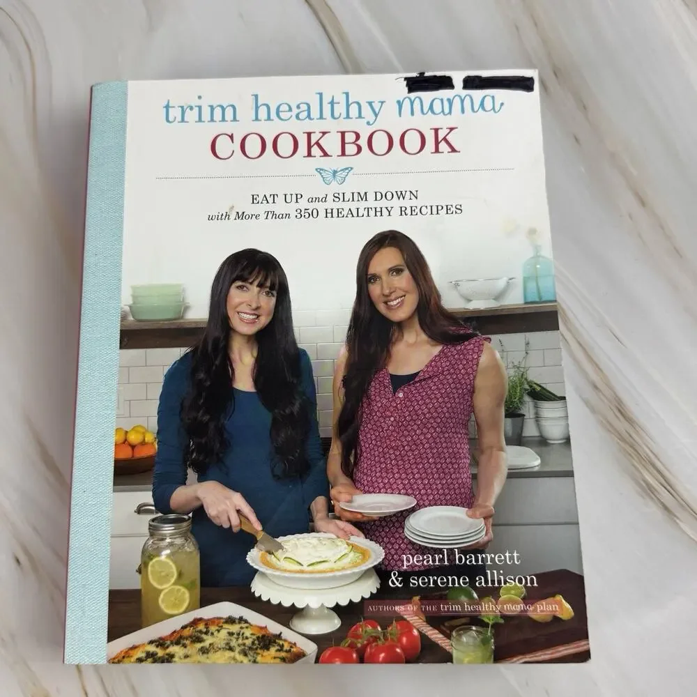 Trim Healthy Mama Plan Book THM Cookbook Pearl Barrett Serene Allison Lot of‎ 2